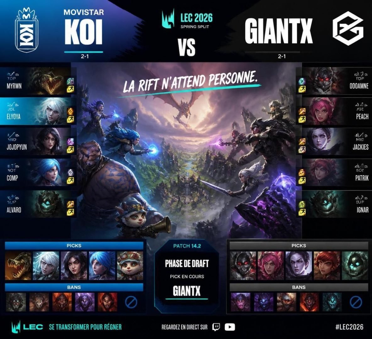 découvrez notre pronostic pour le match movistar koi contre giantx en lol esport lec du 9 août 2026. analyse, statistiques et conseils pour parier sur ce duel intense.