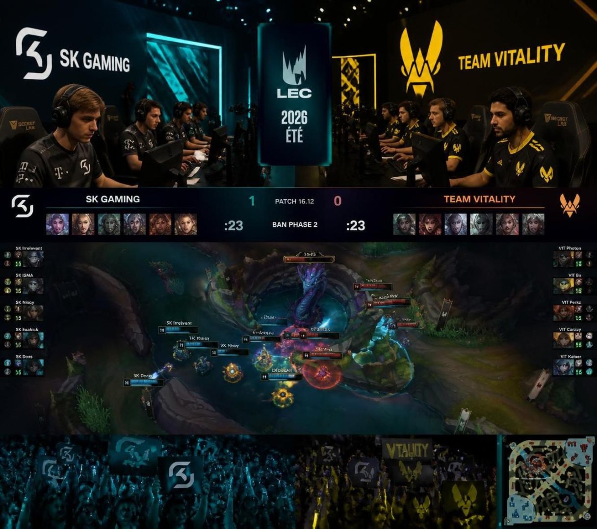 découvrez notre pronostic pour le match sk gaming vs team vitality en lec league of legends esport du 10 août 2026. analyse des équipes, stratégies et conseils pour parier.