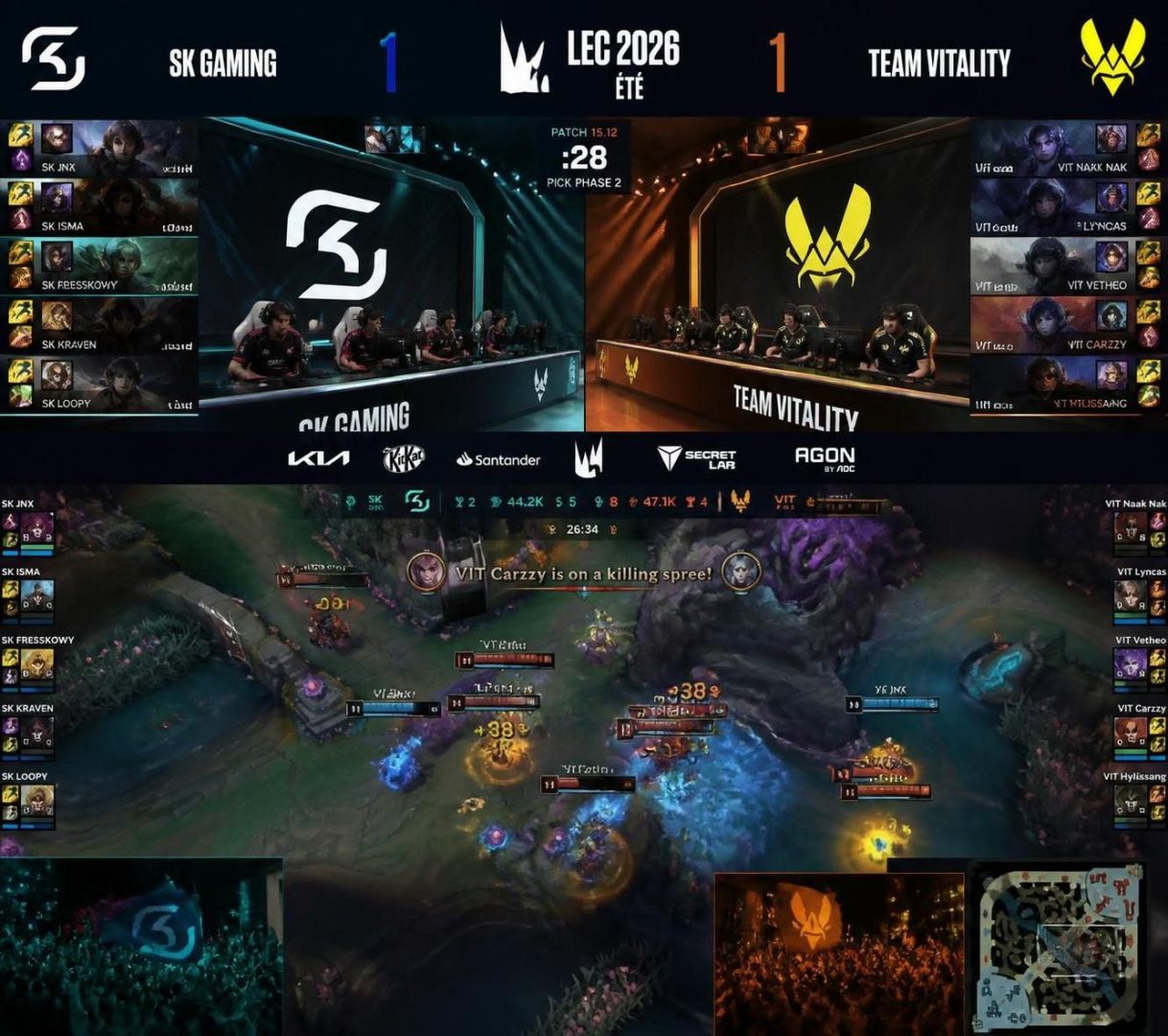 découvrez notre pronostic pour le match sk gaming vs team vitality en lol esport lec du 10 août 2026. analyse détaillée, conseils et prévisions pour parier sur cette rencontre excitante.