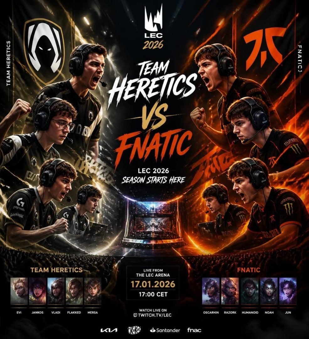 découvrez notre pronostic détaillé pour le match team heretics vs fnatic dans le lec lol esport du 8 août 2026. analyse, chances de victoire et conseils par des experts.