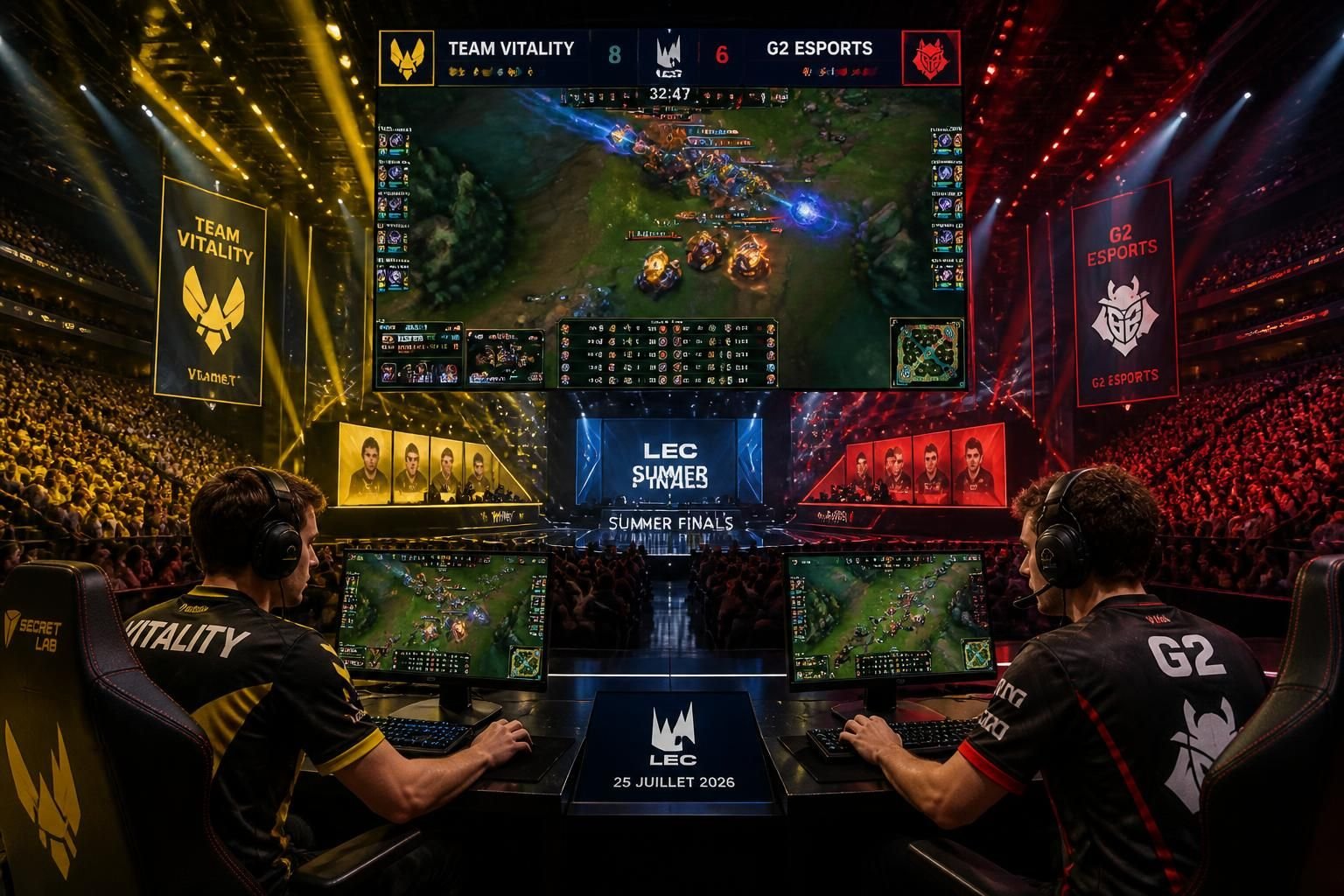 découvrez notre pronostic pour le match team vitality vs g2 esports en lec lol esport du 25 juillet 2026. analyse et prévisions pour un affrontement intense.